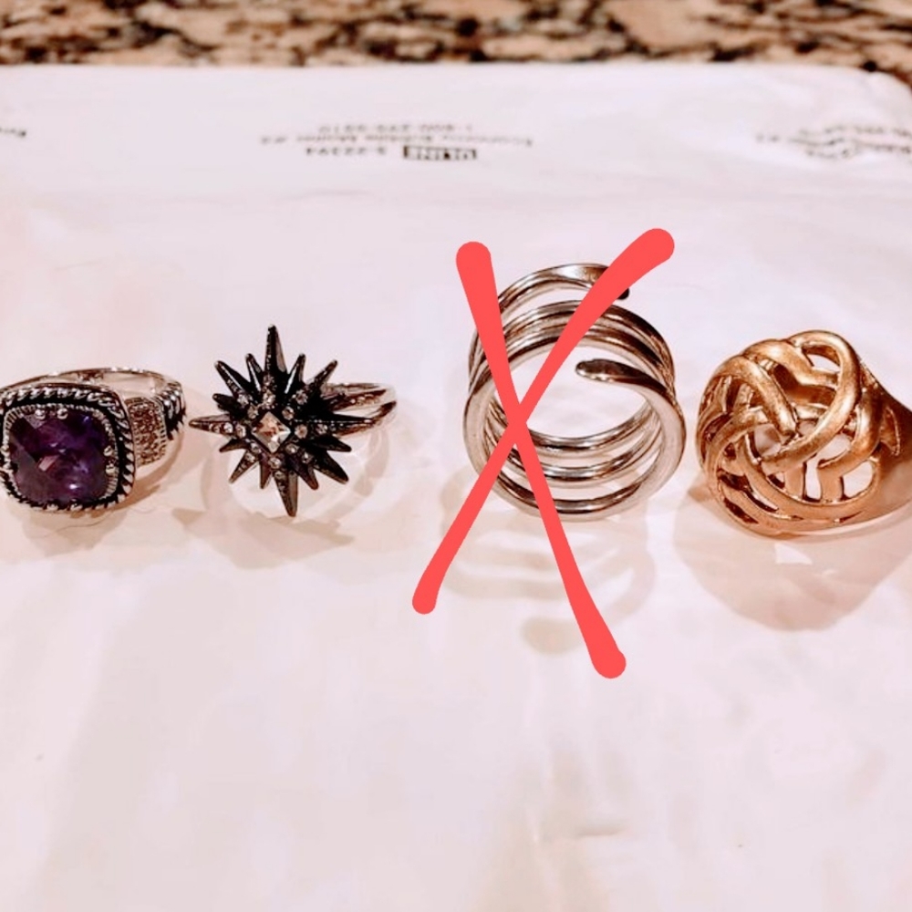 COPY - Lia Sophia Ring Assortment size 6, 7